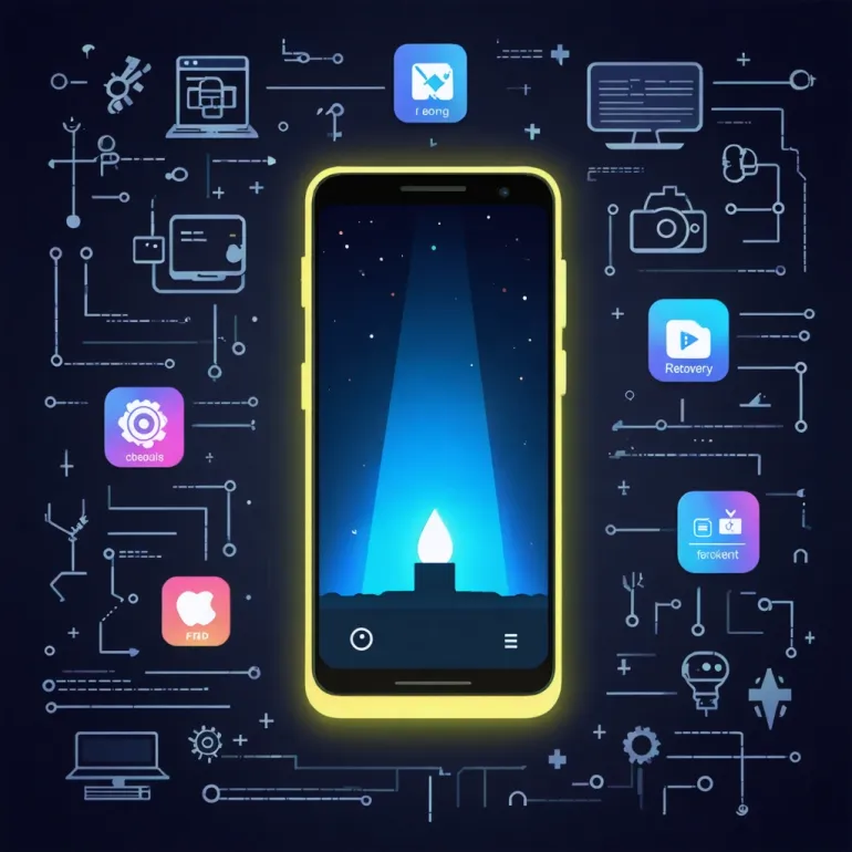 Как восстановить удалённые фонарики Android: Все способы 2025